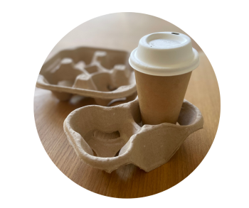 Porte Gobelets Biodegradable Cellulopack